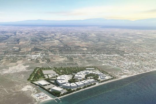 Η μακέτα του Τεχνολογικού Πάρκου Thess INTEC πάνω στο «φιλέτο» του παραλιακού μετώπου